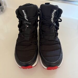 ROSSIGNOL après-ski boots men black ski waterproof 9.5-10.5